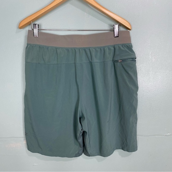 Lululemon THE Short Green Peloton Lined 9” M7AL9S Sz L - Picture 3 of 8